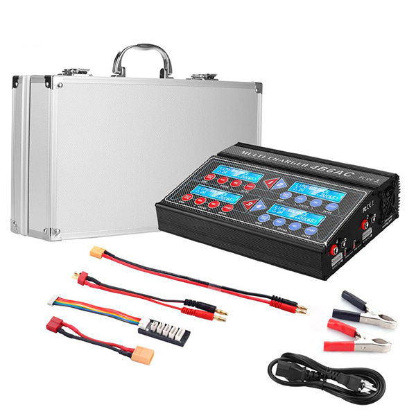 Dual 4port 4B6AC80W RC Charger