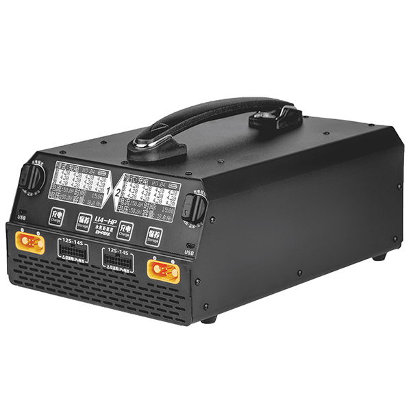 Dual 2 Port 6S-14S 2400W 24A Drone UAV UAS Battery Charger